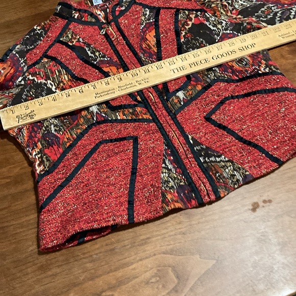 Berek linen appliqué jacket L - Picture 8 of 12